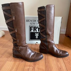 Frye Jordan Strappy Tall Boots